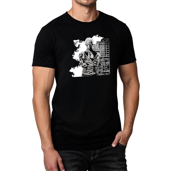 mannequin tee shirt zombie bretteur à 3 sabres