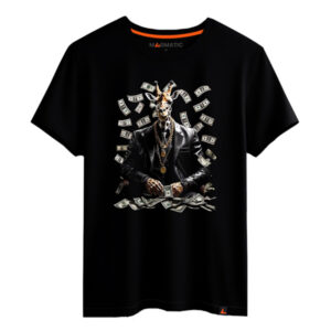 tee-shirt girafe argent