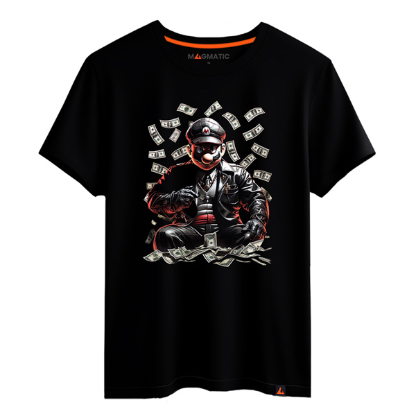 tee-shirt billet de banque mario