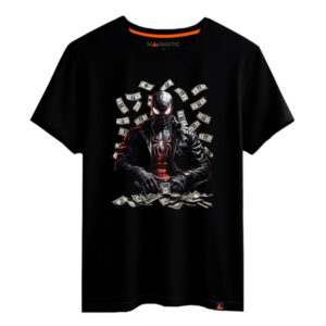 tee-shirt billet de banque spiderman