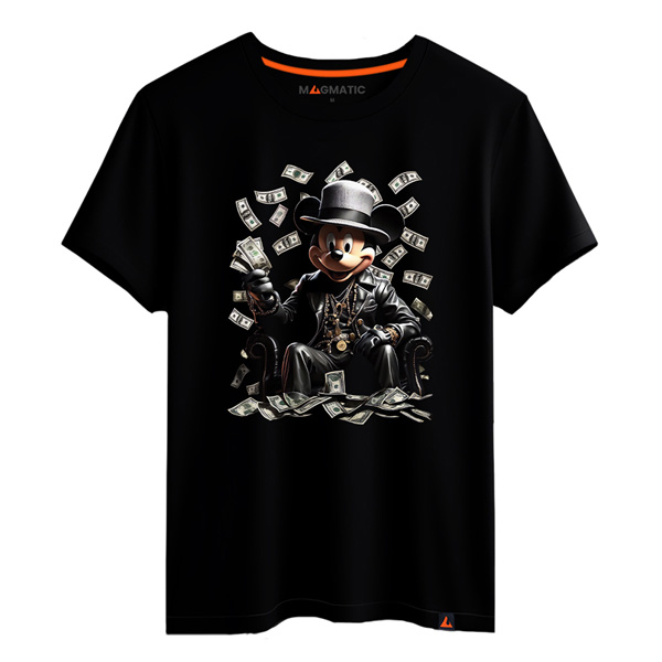 tee-shirt billet de banque mickey
