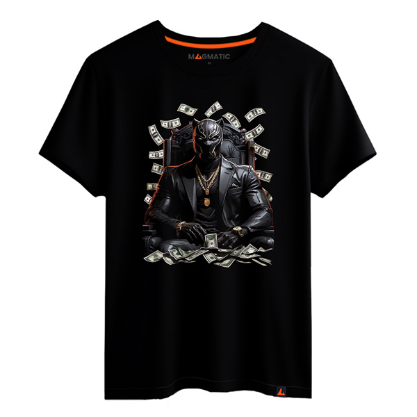 tee-shirt black panthère