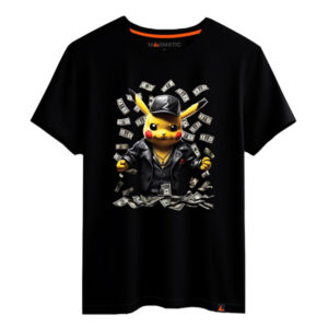 tee-shirt billet de banque pikatchu