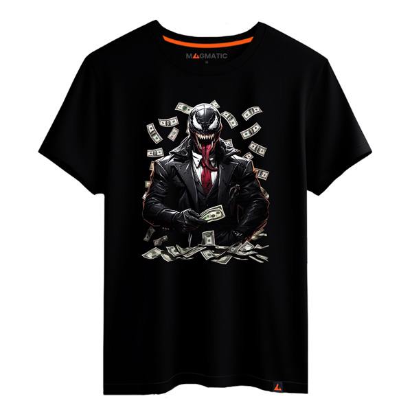 tee-shirt billet de banque spider man