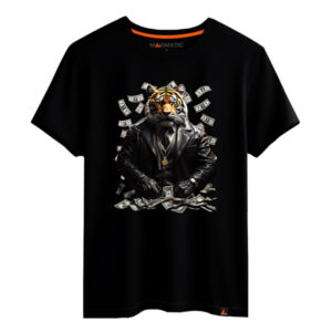 tee-shirt billet de banque tigre