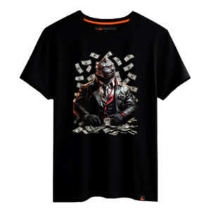 tee-shirt dragon de comodo argent