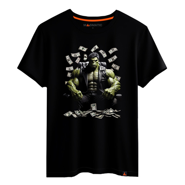 tee-shirt argent hulk