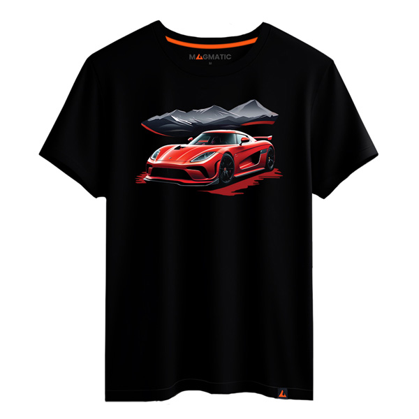 t shirt voiture rouge sport