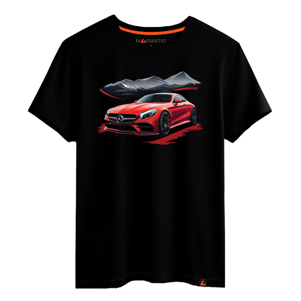t shirt voiture rouge sport