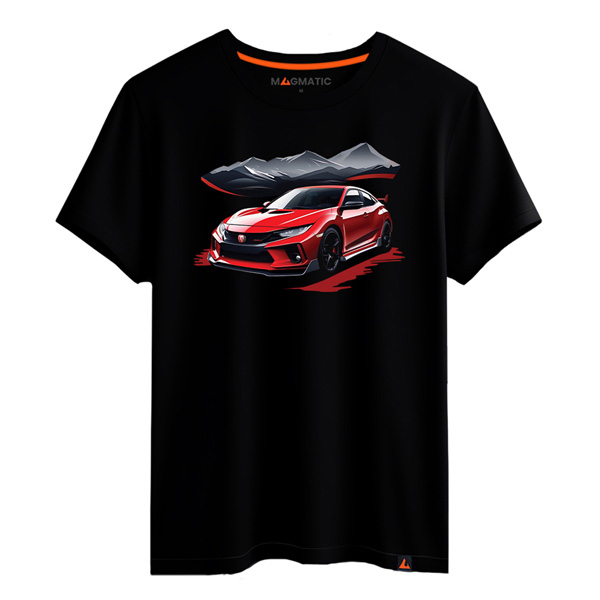 t shirt voiture rouge sport