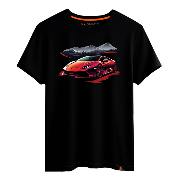 t shirt voiture rouge sport