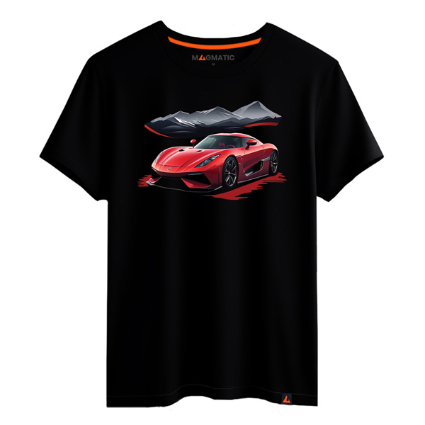 t shirt voiture rouge sport