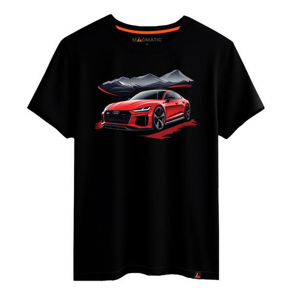 t shirt voiture rouge sport