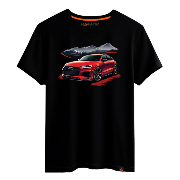 t shirt voiture rouge sport