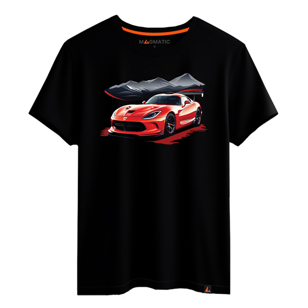 t shirt voiture rouge sport