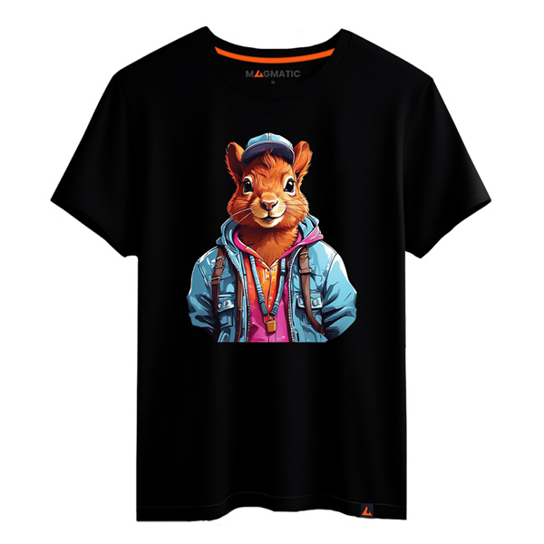 t shirt écureuil