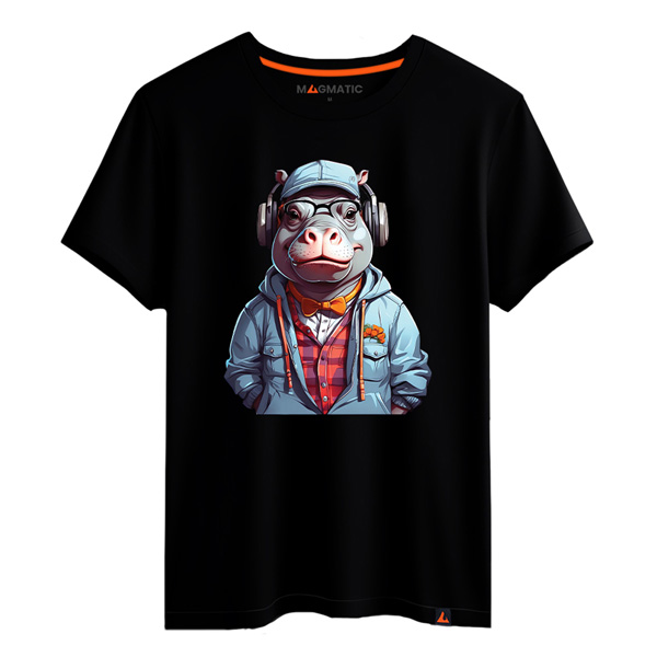 t shirt hippopotame